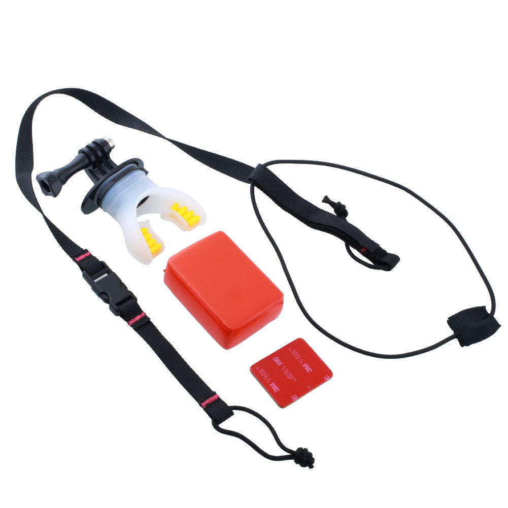 New Surfing Diving Dummy Bite Mouth Grill Mount Tooth Bite Holder Braces Floaty For GoPro Hero 4 3+ Accessory