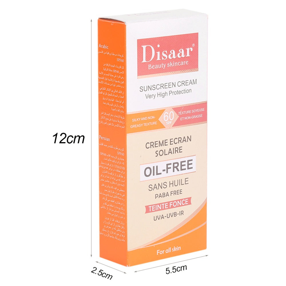 DISAAR SPF60 Women UV Radiation Sun Protective Sunscreen Cream Facial Skin Care Whitening Remove Sun Marks Cream high quality