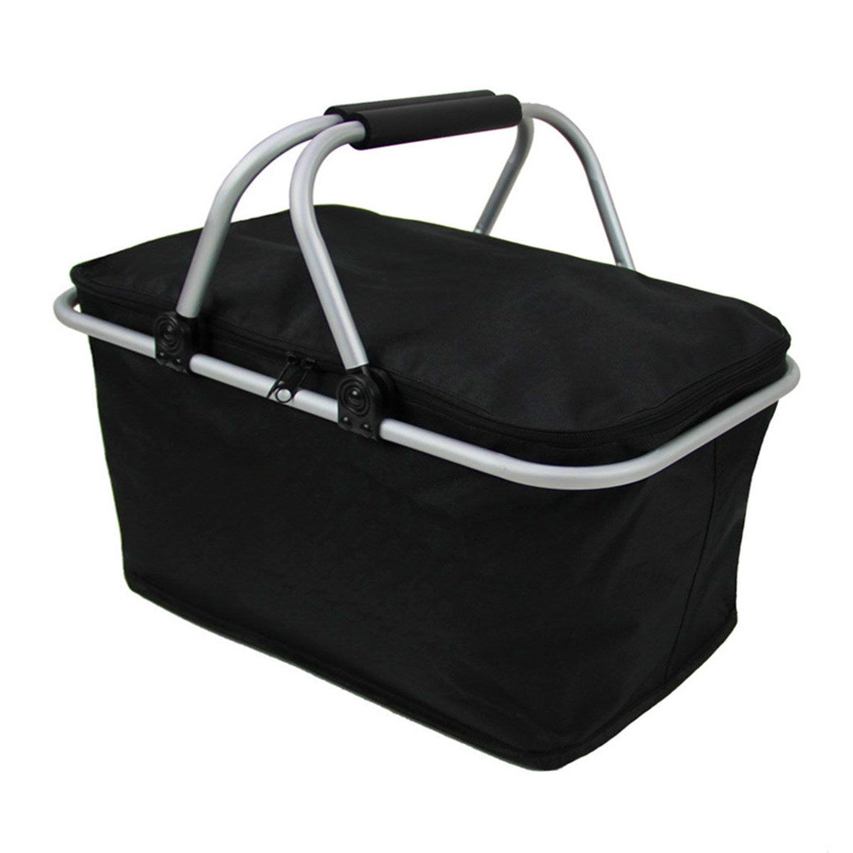 46cm x 28cm x 24cm Folding Picnic Camping Insulated Cooler Cool Hamper Storage Basket Bag Box outdoor picnic bags