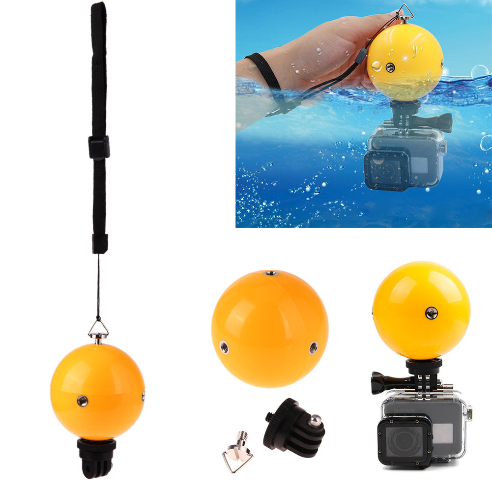 8cm Mini Floating Ball Camera Floating Ball with Hanging lanyard Underwater Diving Surfing ball for Gopro Hero 3/4/5/SJcam