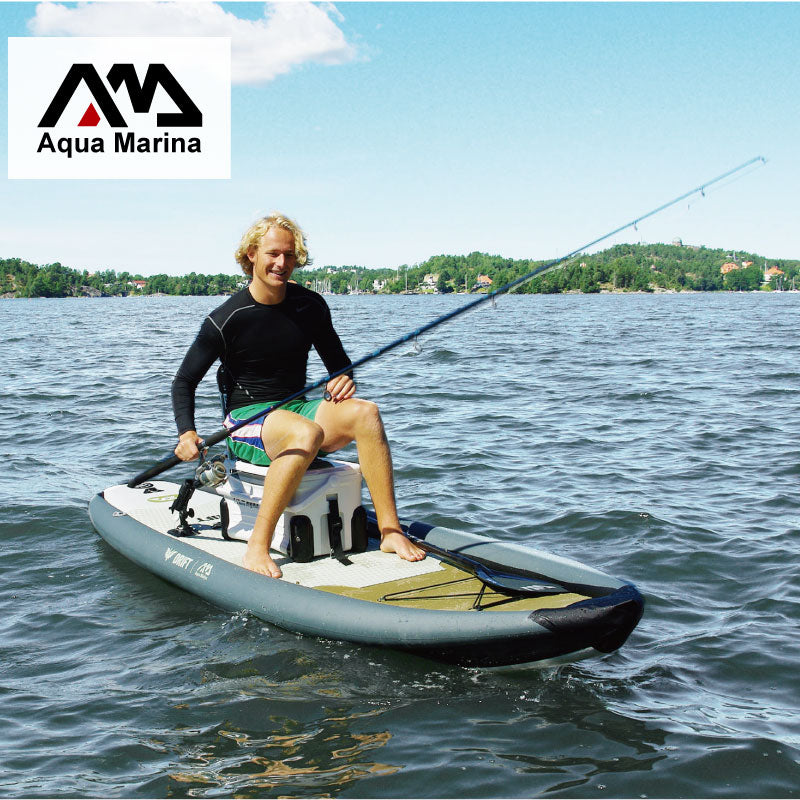 Aqua Marina Stand Up Paddleboard  inflatable pvc fishing boat kayak Sup With 29L Cooler 330*97*15cm