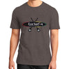 District T-Shirt (on man) Heather brown Eco Surf Puerto Rico