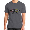 District T-Shirt (on man) Heather charcoal Eco Surf Puerto Rico