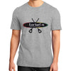 District T-Shirt (on man) Heather grey Eco Surf Puerto Rico