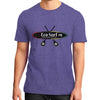 District T-Shirt (on man) Heather purple Eco Surf Puerto Rico
