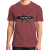 District T-Shirt (on man) Heather red Eco Surf Puerto Rico