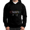 Gildan Hoodie (on man) Black Eco Surf Puerto Rico