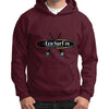 Gildan Hoodie (on man) Maroon Eco Surf Puerto Rico