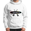 Gildan Hoodie (on man) White Eco Surf Puerto Rico