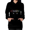 Hoodie (on woman) Black Eco Surf Puerto Rico