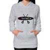 Hoodie (on woman) Heather grey Eco Surf Puerto Rico