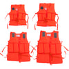 Kid To Adult Plus Size Life Vest With Survival Whistle Water Sports Foam Life Jacket For Drifting Water-skiing Upstream Surfing