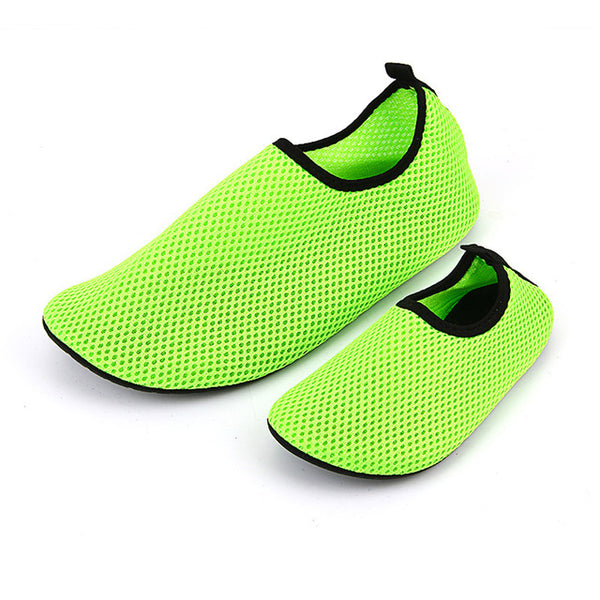 Water Sports Mesh Sandals for Woman Men Flat Wade Shoes Beach Swimming Shoes Summer Breathable Swim Slip Surf Shoes M-3XL