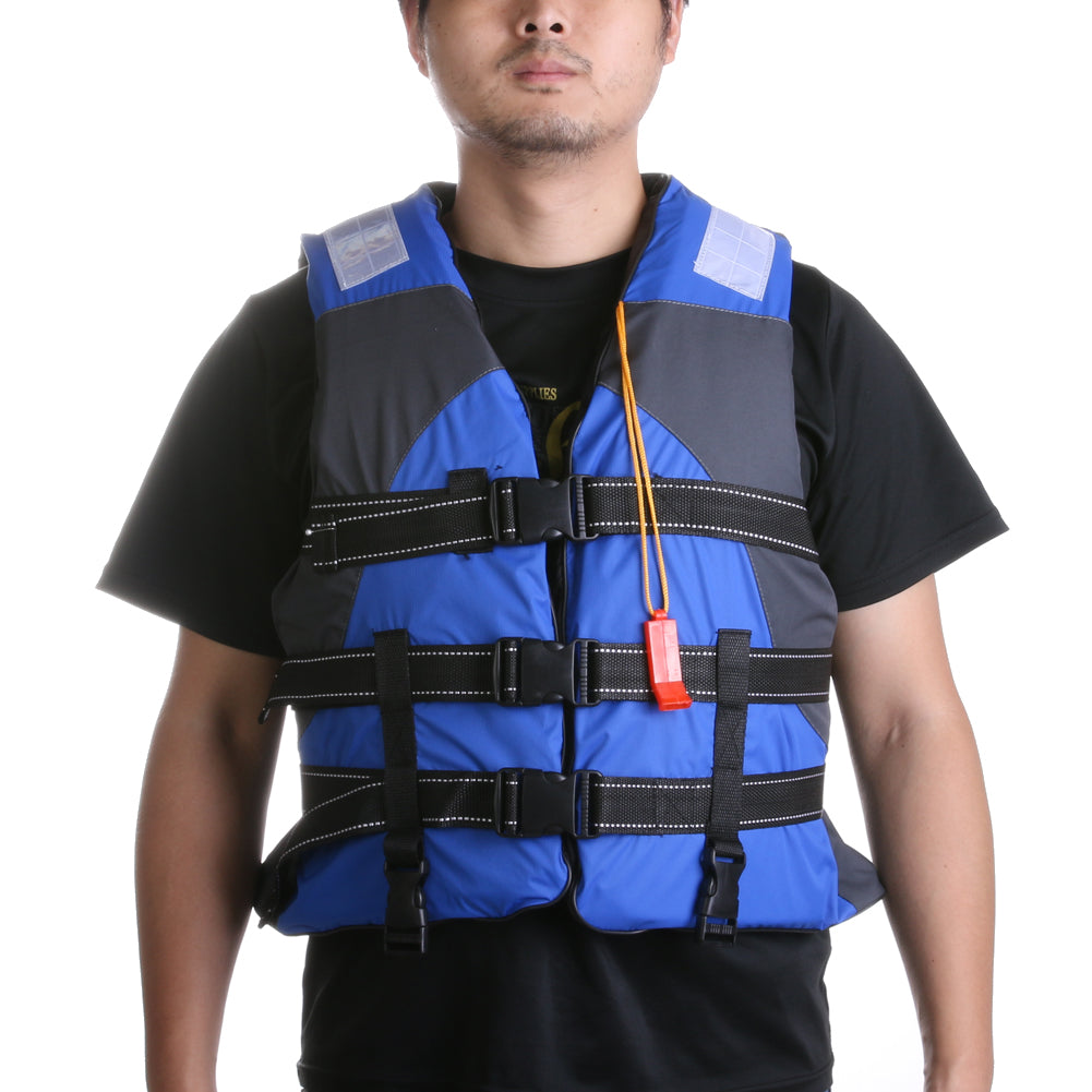 Adult Polyester Swimming Life Jacket Professional Life Vest For