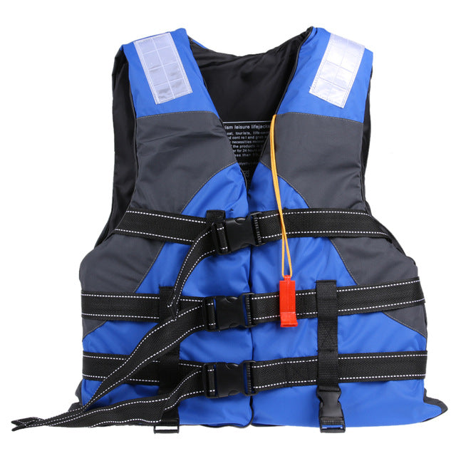 Adult Polyester Swimming Life Jacket Professional Life Vest For Drifti