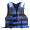 Adult Polyester Swimming Life Jacket Professional Life Vest For Drifting Boating Survival Fishing Safety Jacket with Whistle