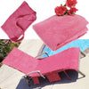 210x73cm Lounger Mate Beach Towel Microfiber Double Layers Sunbath Lounger Bed Holiday Garden Beach Chair Cover Towels 3 Colors