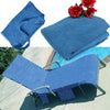 210x73cm Lounger Mate Beach Towel Microfiber Double Layers Sunbath Lounger Bed Holiday Garden Beach Chair Cover Towels 3 Colors