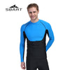 SBART Men Kite Surfing Snorkeling Wetsuit Scuba Diving Rash Guard Long Sleeve Tops &T-Shirt Windsurfing Triathlon Beach Swimwear