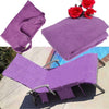 210x73cm Lounger Mate Beach Towel Microfiber Double Layers Sunbath Lounger Bed Holiday Garden Beach Chair Cover Towels 3 Colors