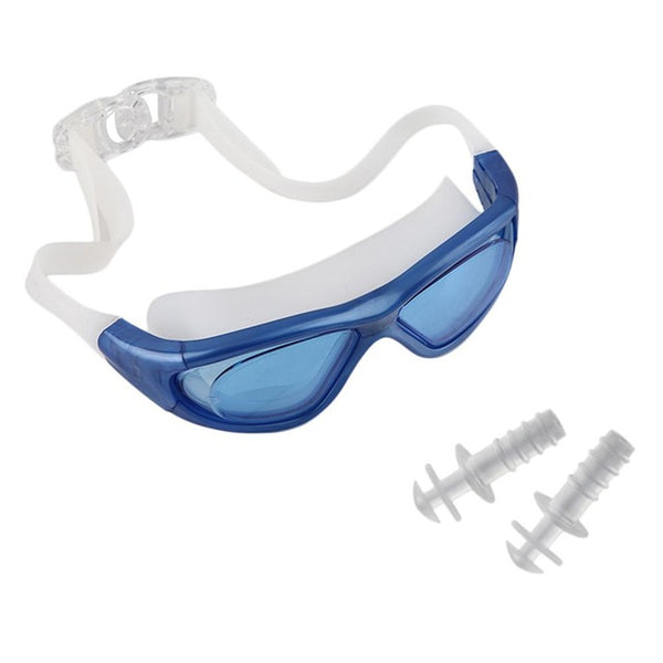 Sales Promotion Swim Goggle With Anti-Fog UV Protective Plain Mirrored Curve Lens For Adult wholesale