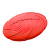 Soft Eco-friendly Natural Rubber Dog Frisbee Flying Disc Fetch Toy 17.5cm