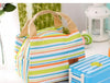 Portable Stripe lunch Bag Food Picnic Lunch Bags for Women kids Men Cooler Lunch Box Bag Tote outdoor camping picnic bag