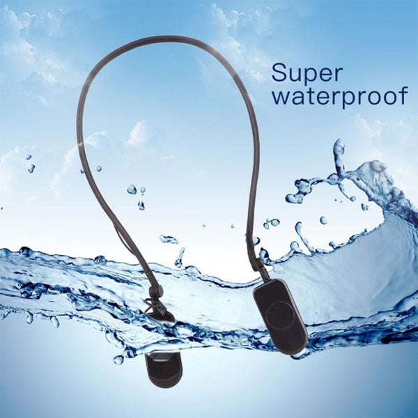 Mini Wireless Neckband Headphone Bone Conduction IPX8 Waterproof Stereo MP3 Player for siwmming Surfing Headsets 4G/8G