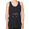 Unisex Fine Jersey Tank (on man) Tri-Blend Black Eco Surf Puerto Rico