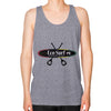 Unisex Fine Jersey Tank (on man) Tri-Blend Grey Eco Surf Puerto Rico