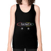 Unisex Fine Jersey Tank (on woman) Black Eco Surf Puerto Rico