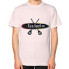 Unisex T-Shirt (on man) Light pink Eco Surf Puerto Rico