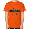 Unisex T-Shirt (on man) Orange Eco Surf Puerto Rico