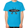 Unisex T-Shirt (on man) Teal Eco Surf Puerto Rico