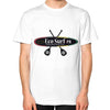 Unisex T-Shirt (on man) White Eco Surf Puerto Rico