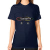 Unisex T-Shirt (on woman) Navy Eco Surf Puerto Rico
