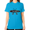 Unisex T-Shirt (on woman) Teal Eco Surf Puerto Rico