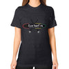 Unisex T-Shirt (on woman) Tri-Blend Black Eco Surf Puerto Rico