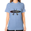 Unisex T-Shirt (on woman) Tri-Blend Blue Eco Surf Puerto Rico