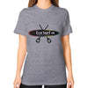 Unisex T-Shirt (on woman) Tri-Blend Grey Eco Surf Puerto Rico
