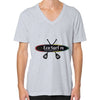 V-Neck (on man) Heather grey Eco Surf Puerto Rico