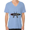 V-Neck (on man) Tri-Blend Blue Eco Surf Puerto Rico