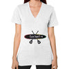 V-Neck (on woman) Ash grey Eco Surf Puerto Rico