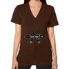 V-Neck (on woman) Brown Eco Surf Puerto Rico