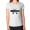 Women's T-Shirt Ash grey Eco Surf Puerto Rico