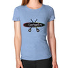 Women's T-Shirt Tri-Blend Blue Eco Surf Puerto Rico