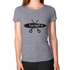 Women's T-Shirt Tri-Blend Grey Eco Surf Puerto Rico