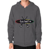 Zip Hoodie (on man) Asphalt Eco Surf Puerto Rico