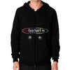 Zip Hoodie (on man) Black Eco Surf Puerto Rico