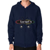 Zip Hoodie (on man) Navy Eco Surf Puerto Rico